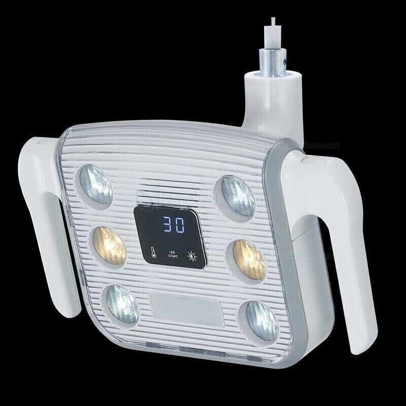 JH-09 10W Lámpara de inducción quirúrgica sin sombras dentales con pantalla LCD de 6 LED